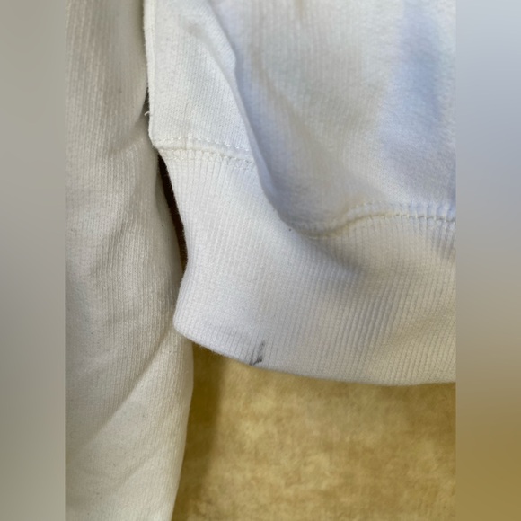 Ed Hardy Juniors Cropped White Hoodie with Tattoo Graphic Retro 90s XL - Picture 11 of 11